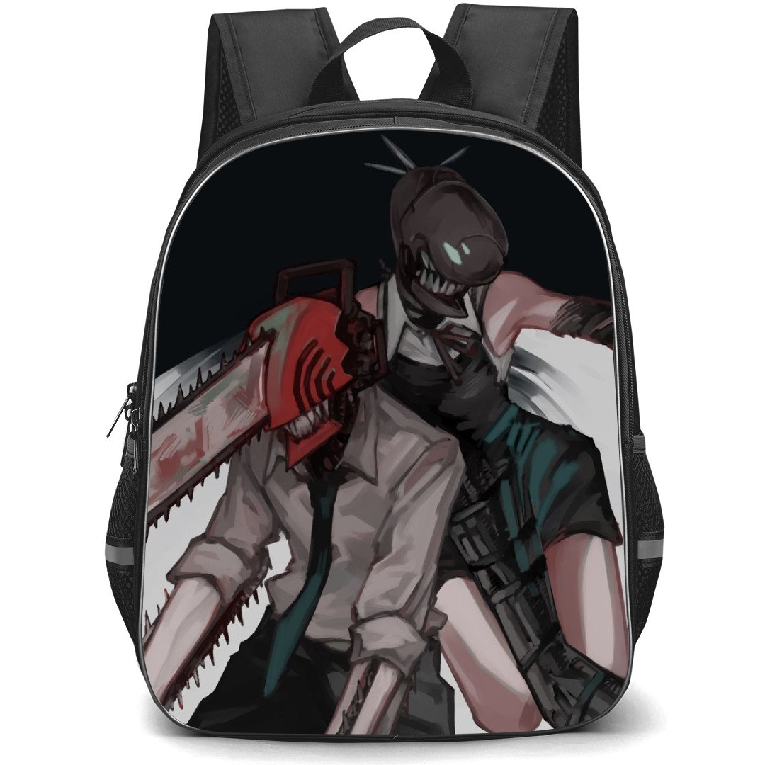 Chainsaw Man Backpack StudentPack - Denji And Reze Attack Mode
