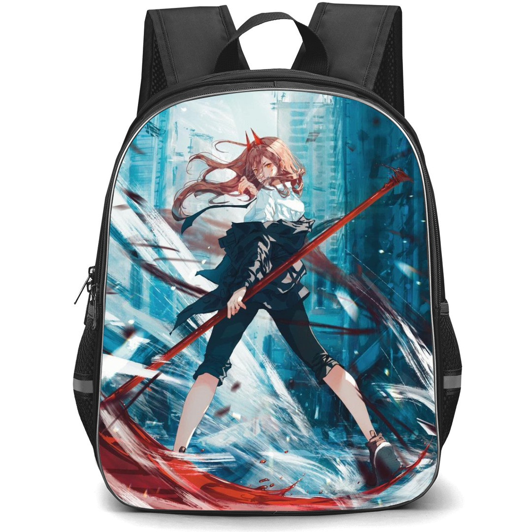 Chainsaw Man Power Backpack StudentPack - Power Attack Mode Back Portrait