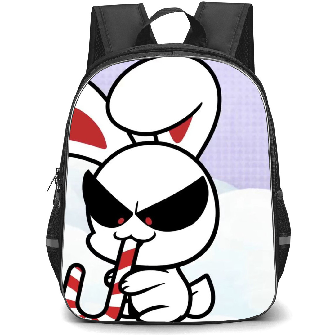 Chikn Nuggit Iscream Backpack StudentPack - Iscream And Candy Cane Illustration Art Poster