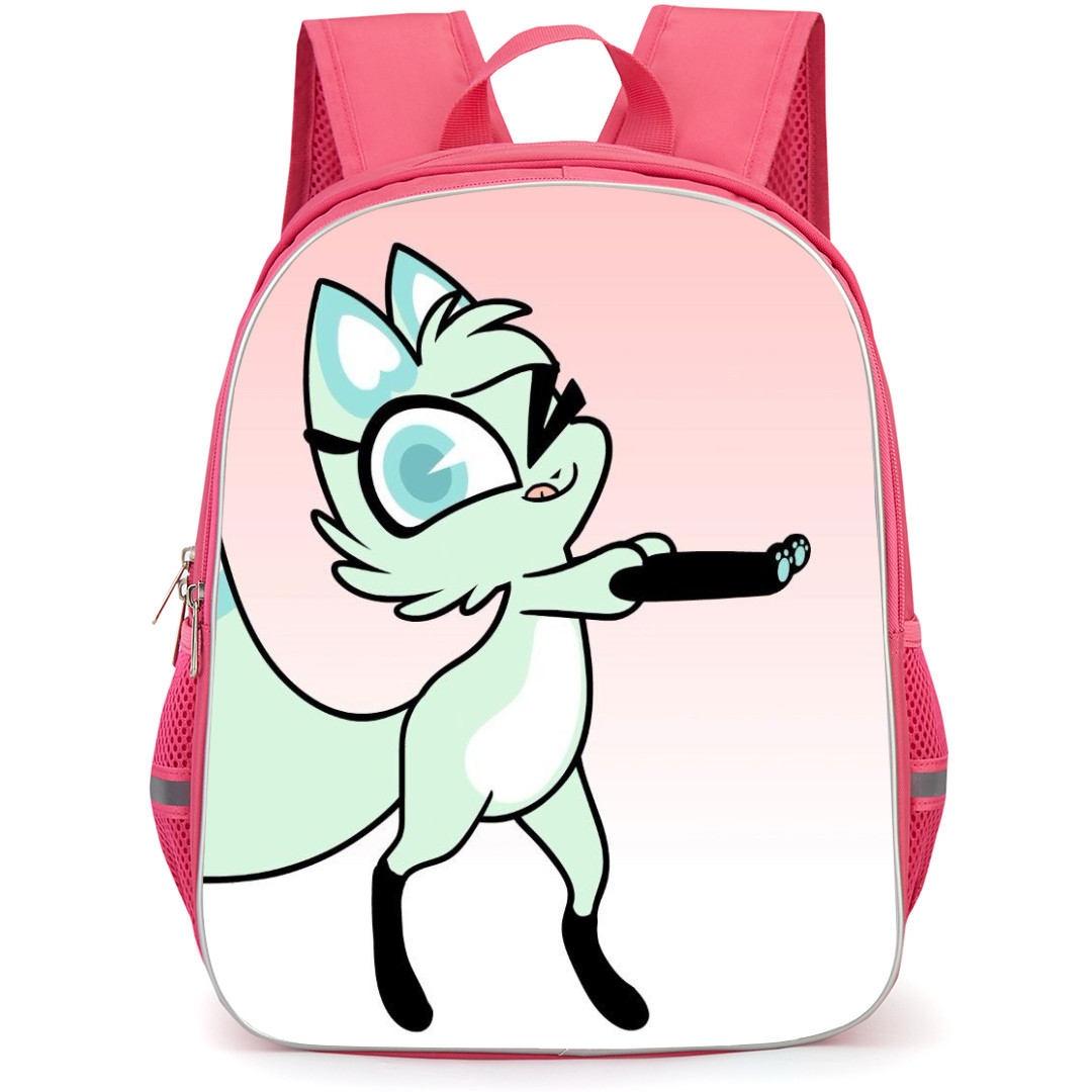 Chikn Nuggit Slushi Backpack StudentPack - Slushi Dancing Illustration On Pink Background