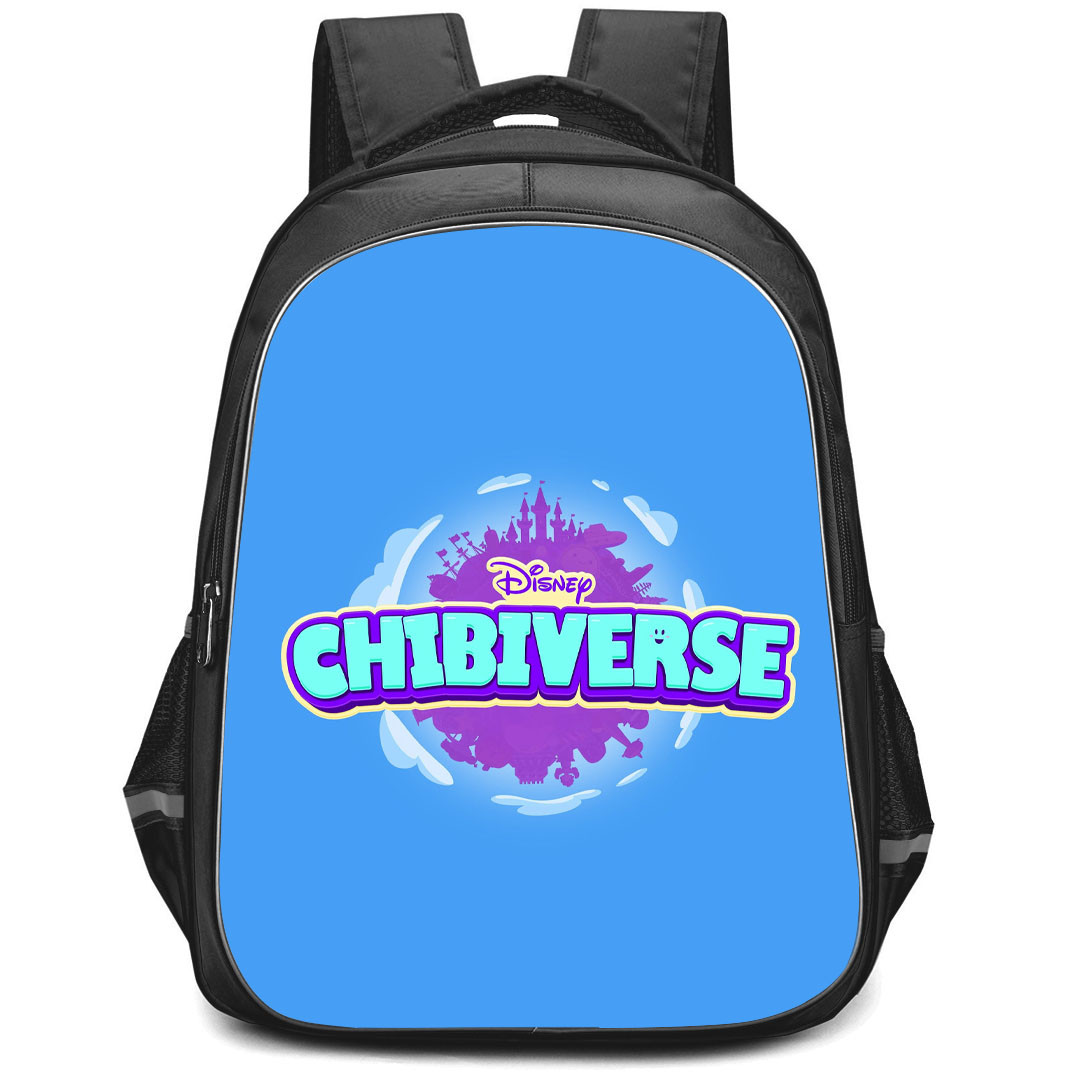 Chibi Tiny Tales Backpack StudentPack - Chibi Tiny Tales Chibiverse Poster Blue Background