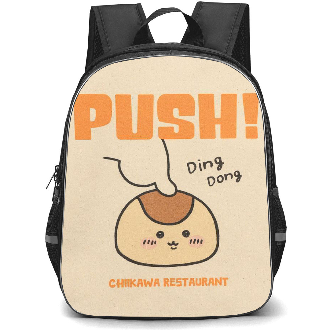 Chiikawa Chestnut Steamed Buns Backpack StudentPack - Chestnut Steamed Buns Restaurant Push! Ding Dong