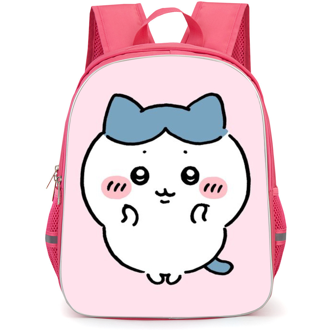 Chiikawa Little Eight Cats Backpack StudentPack - Chiikawa have Pinky Chicks with Pink Background