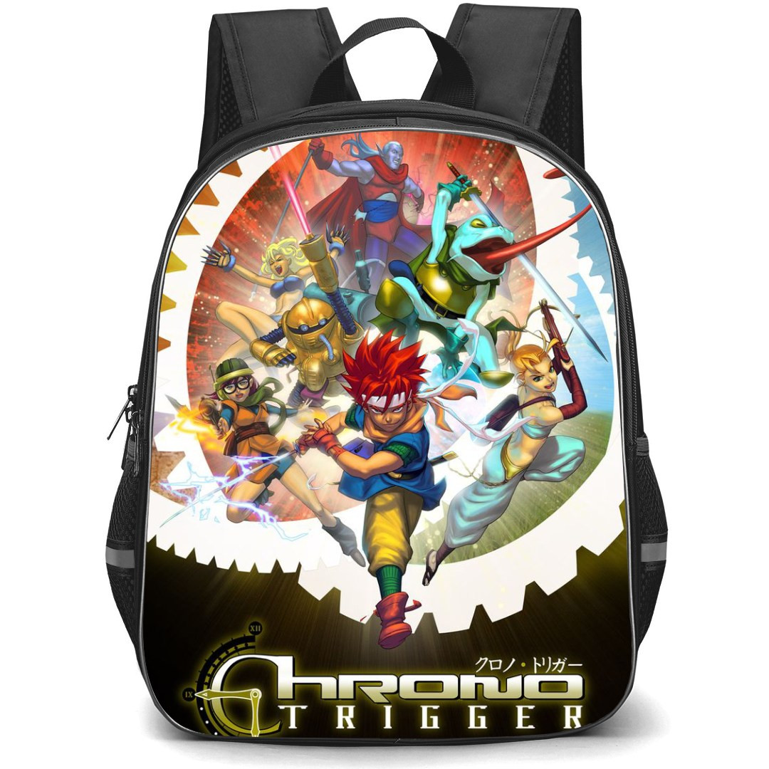 Chrono Trigger Backpack StudentPack - Chrono Trigger Lawrence Painting Game Video Poster