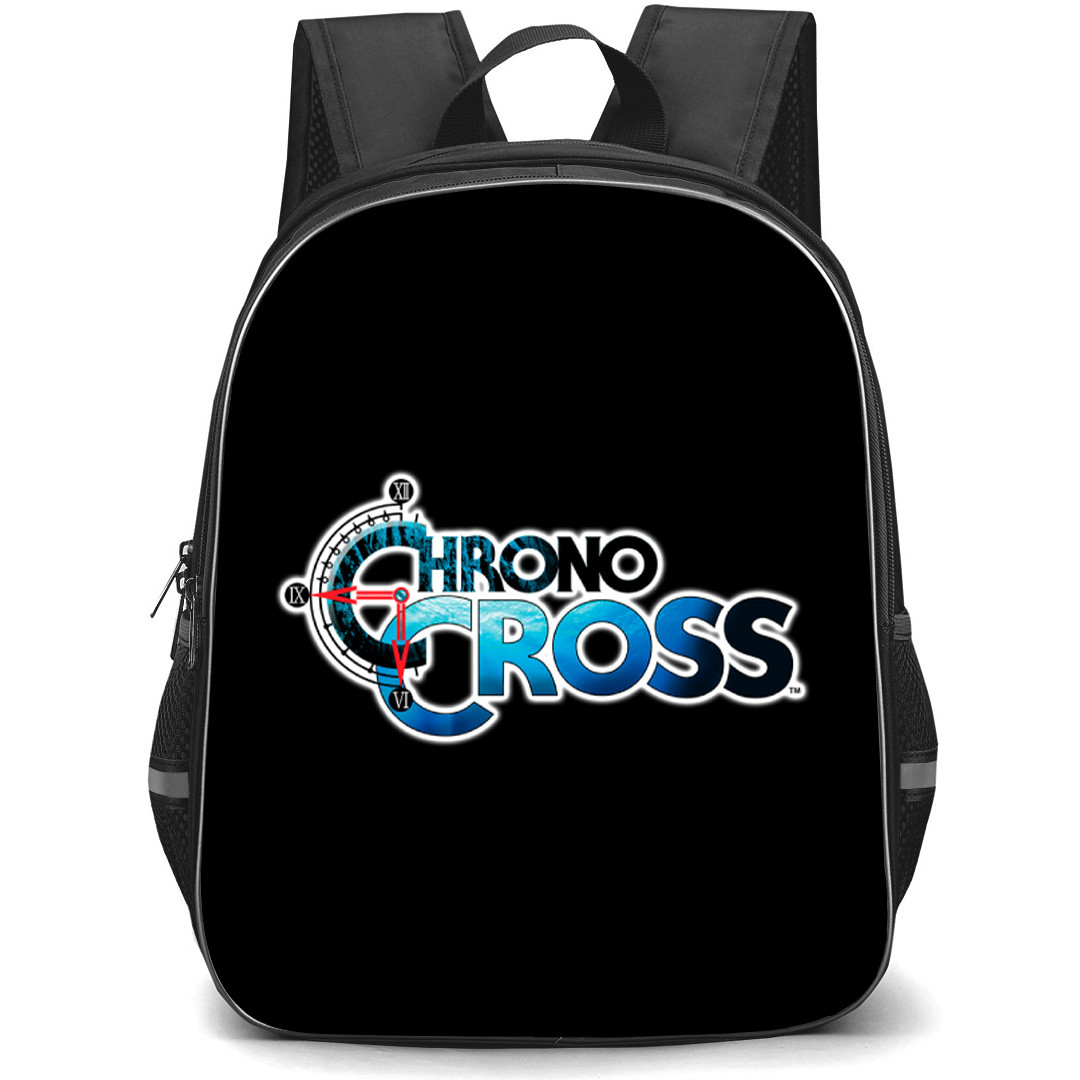 Chrono Cross Backpack School Bag StudentPack - Chrono Cross Game Logo Sticker