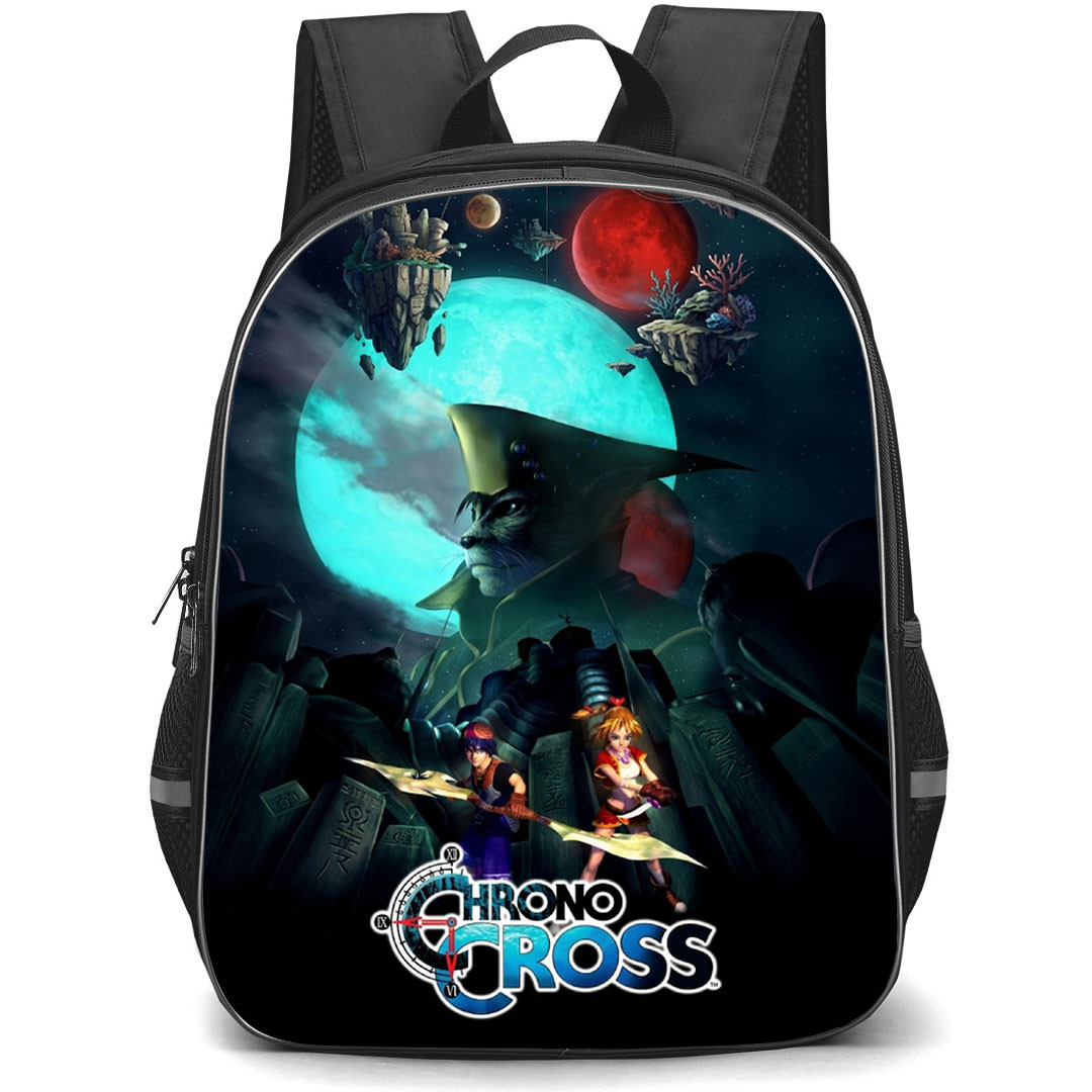 Chrono Cross Backpack School Bag StudentPack - Chrono Cross Moon Game Cover Art