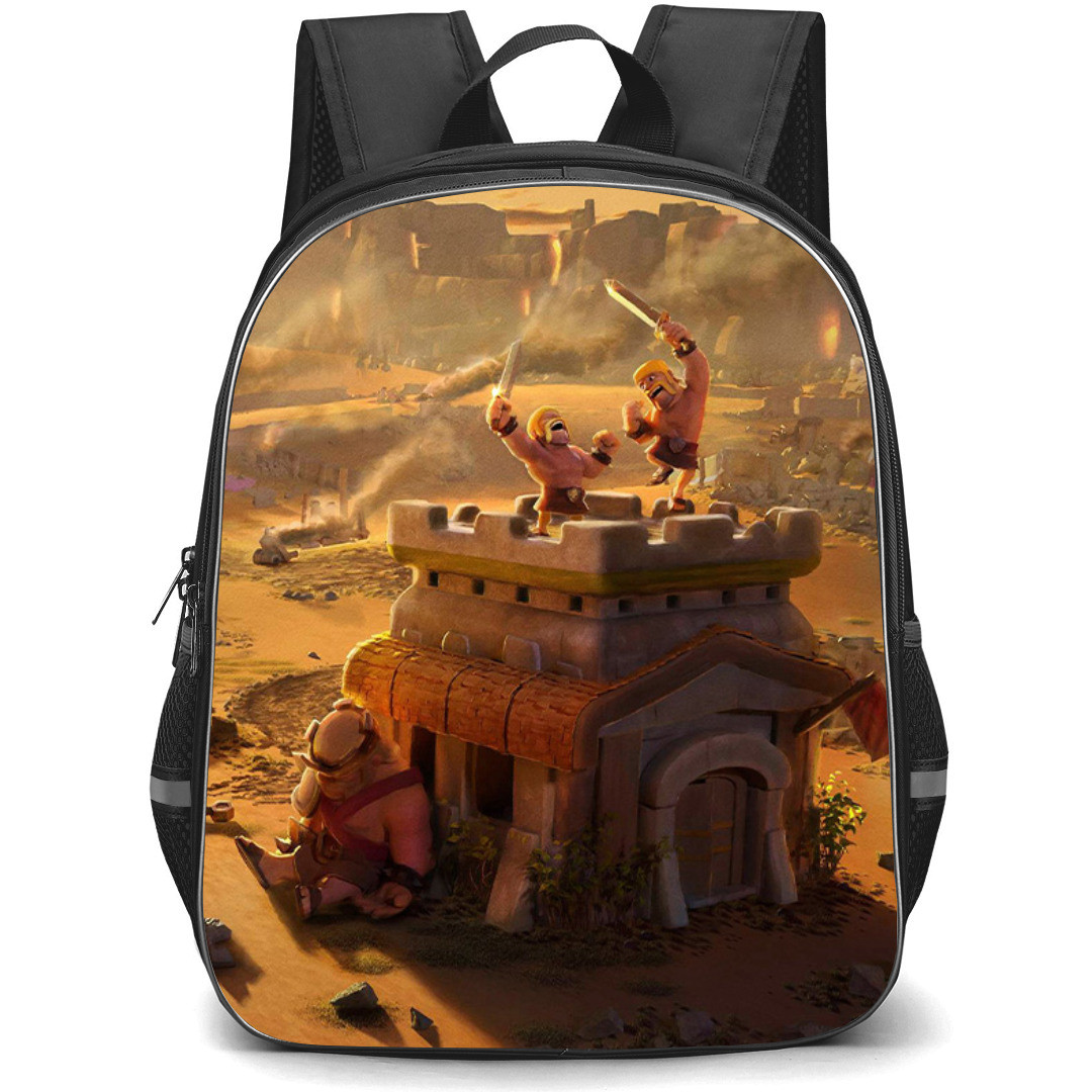 Clash of Clans Barbarian Backpack StudentPack - Barbarian Fighting Poster