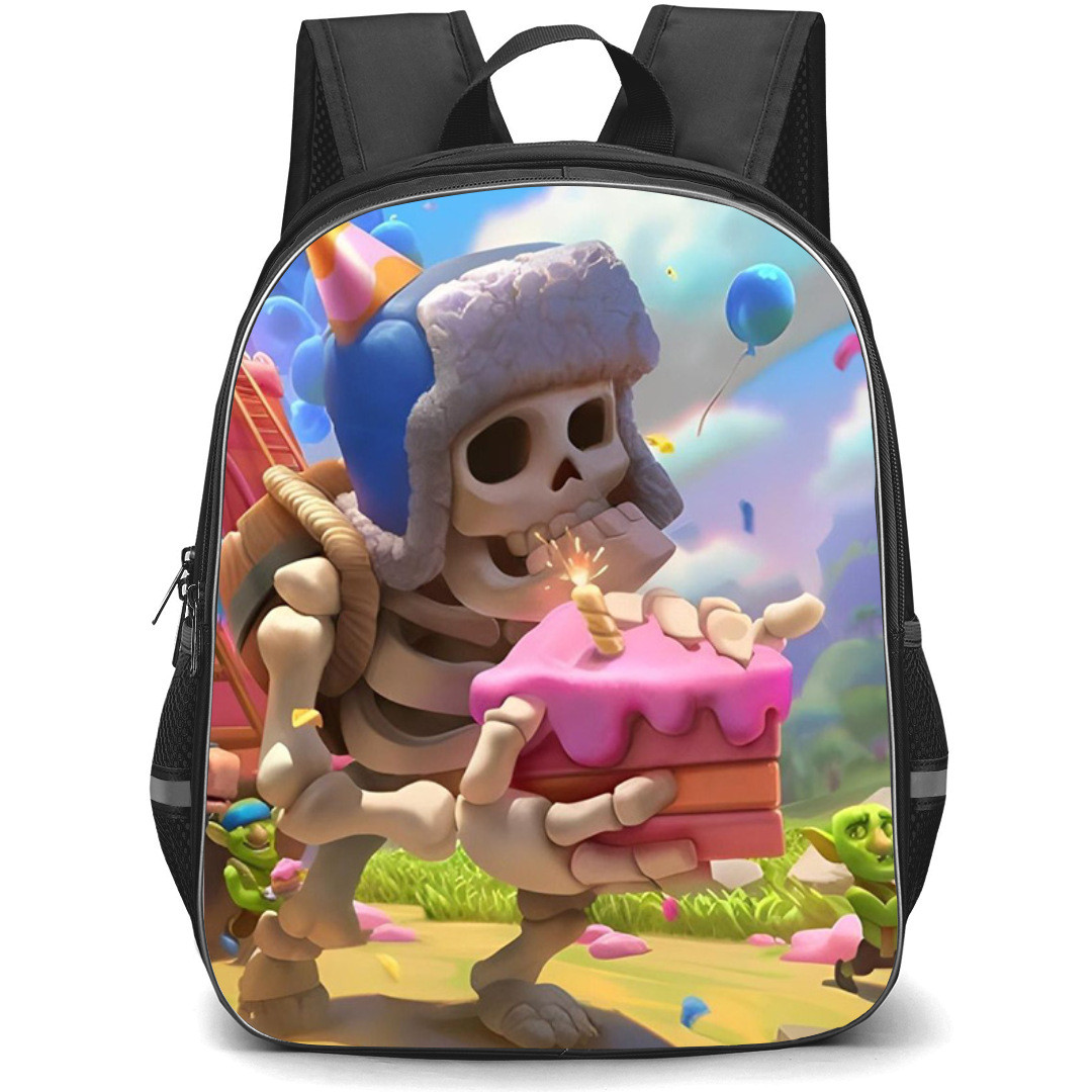 Clash of Clans Giant Skeleton Backpack StudentPack - Giant Skeleton Holding Cake 3D Poster