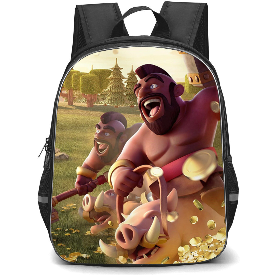 Clash of Clans Backpack StudentPack - Clash of Clans Hog Rider Battle Poster