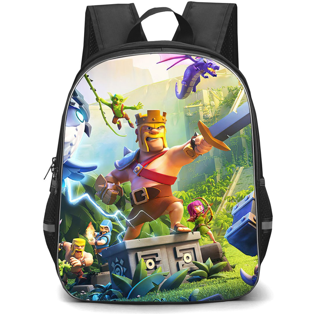 Clash of Clans Backpack StudentPack - Clash of Clans Town Hall Loading Screen Poster