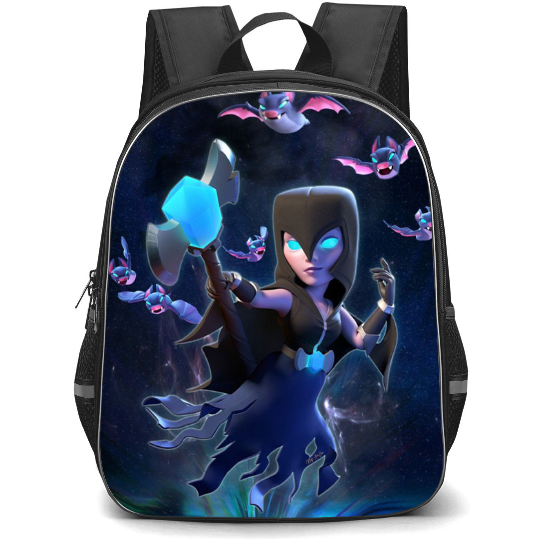 Clash of Clans Witch Queen Backpack StudentPack - Witch Queens Illustration Art On Dark Background