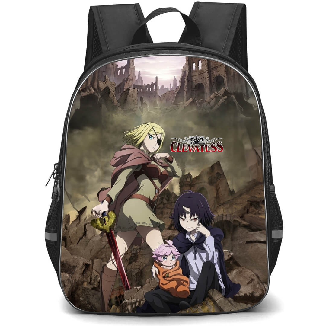 Clevatess Backpack School Bag StudentPack - Clevatess Characters Ruins Series Poster