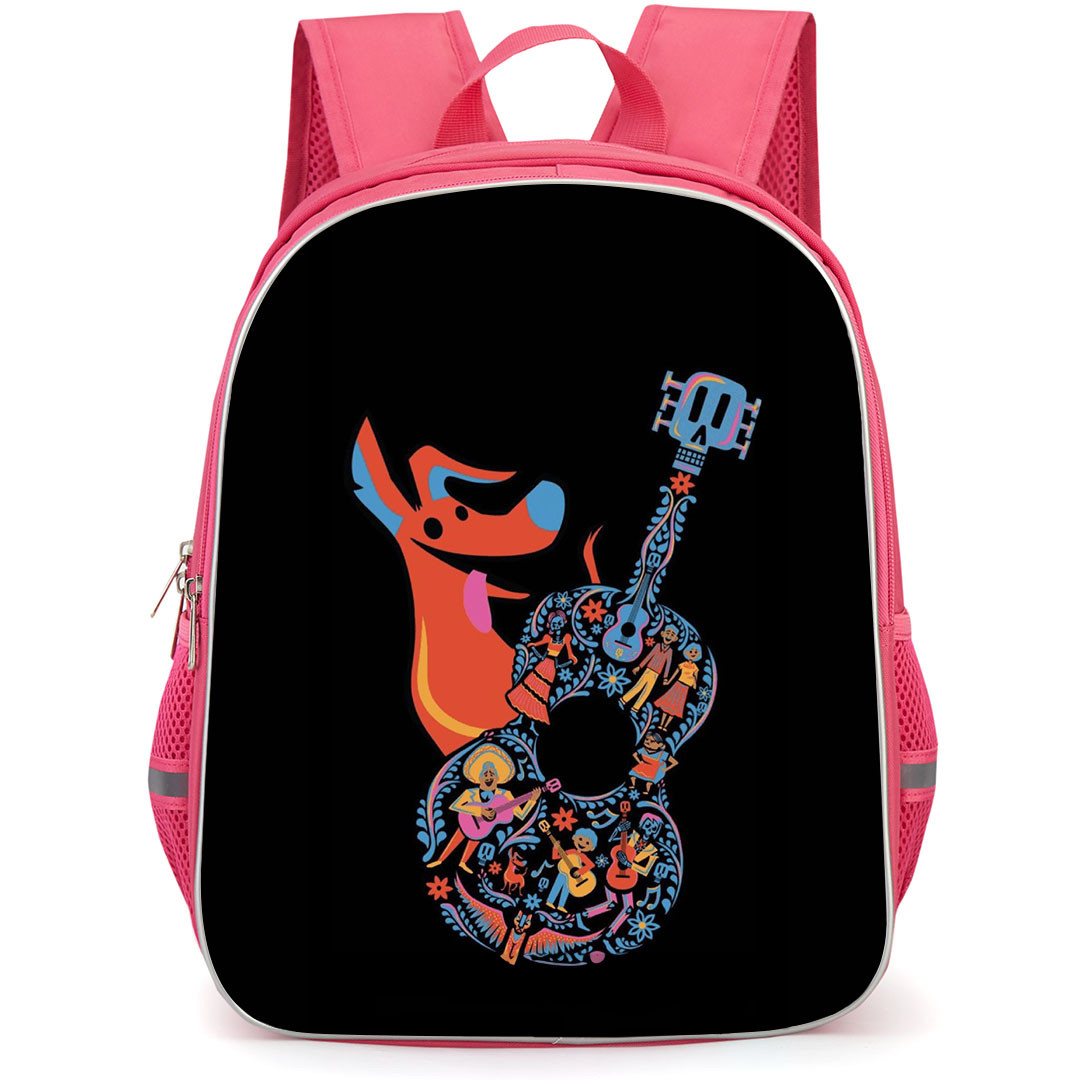 Coco Dante School Backpack StudentPack - Dante Guitar Cartoon Art