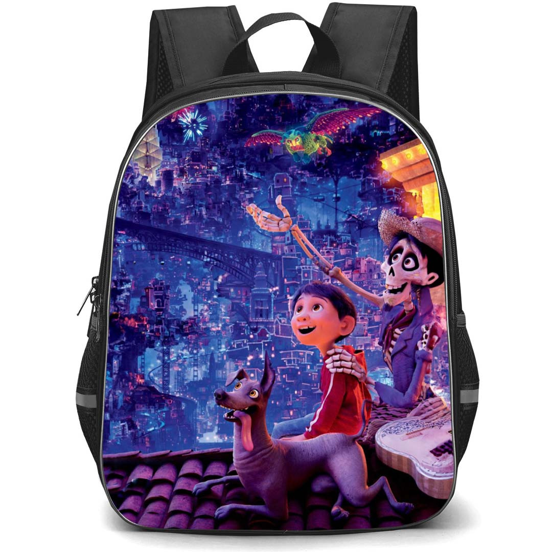 Coco Dante School Backpack StudentPack - Dante Miguel And Hector Smiling