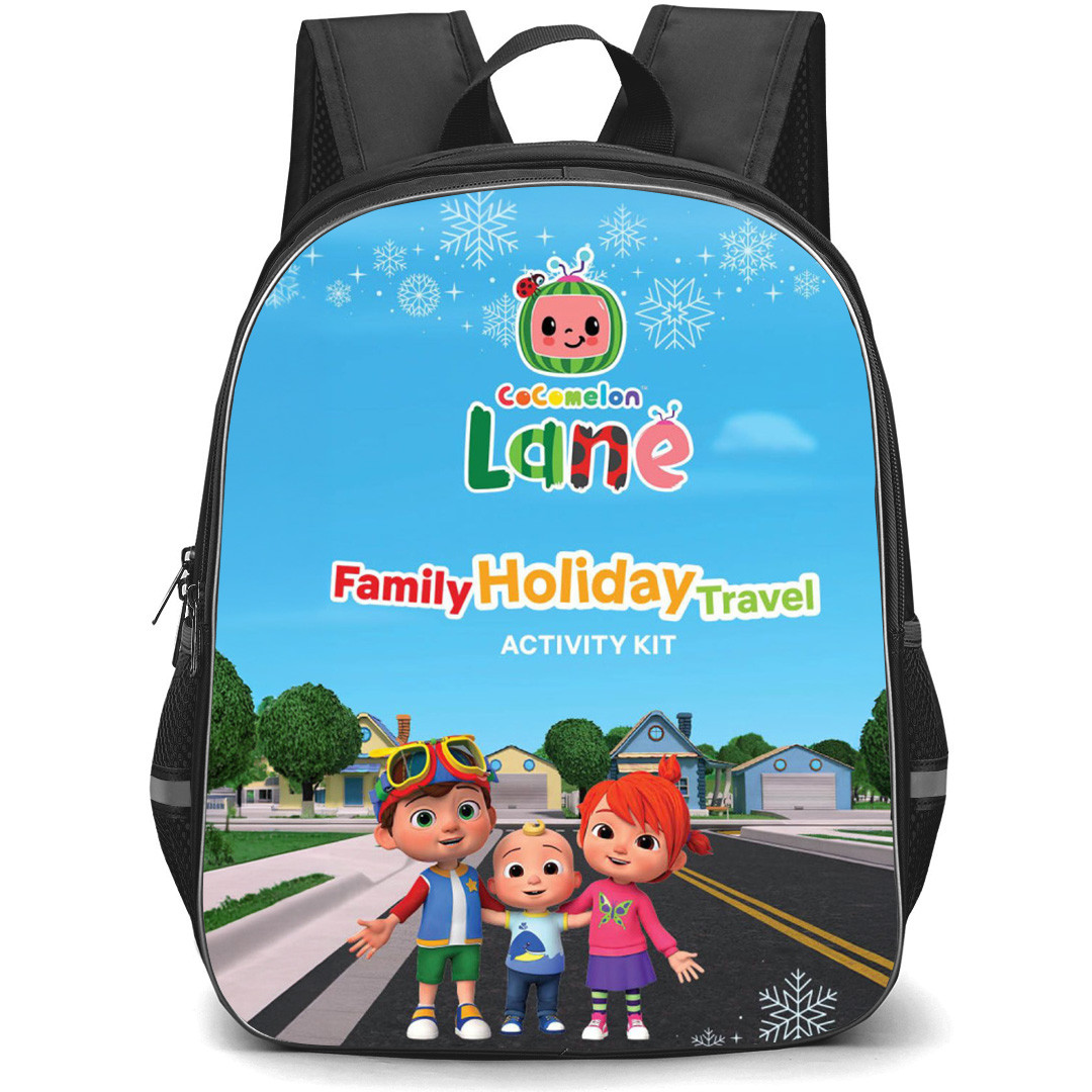 Cocomelon Lane Backpack School Bag StudentPack - Characters Family Holiday Travel Series Poster