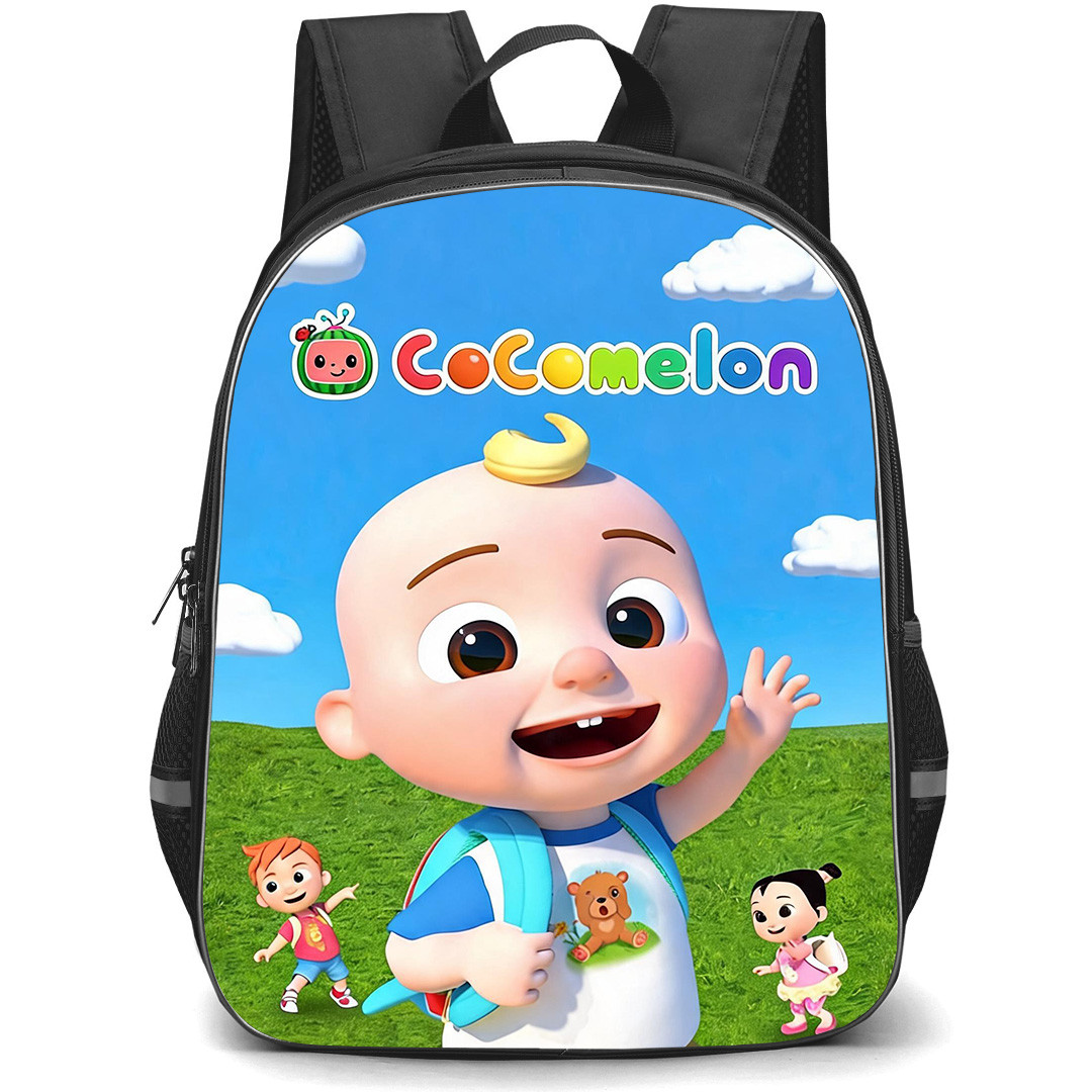 Cocomelon Lane Backpack School Bag StudentPack - Characters Wave Happy Portrait Series Poster