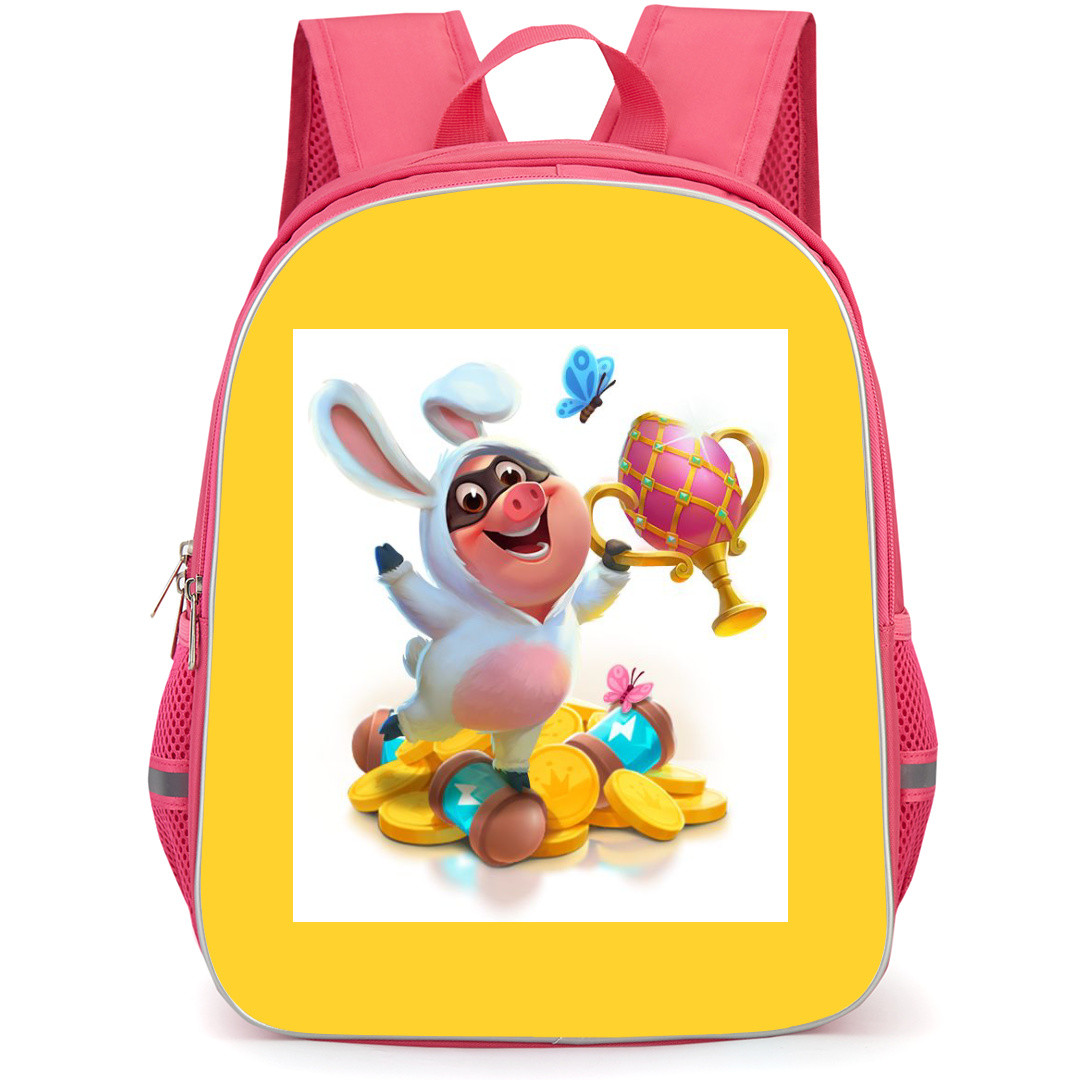 Coins Master Backpack StudentPack - Coins Master Free Rewards 3D Art On White Background