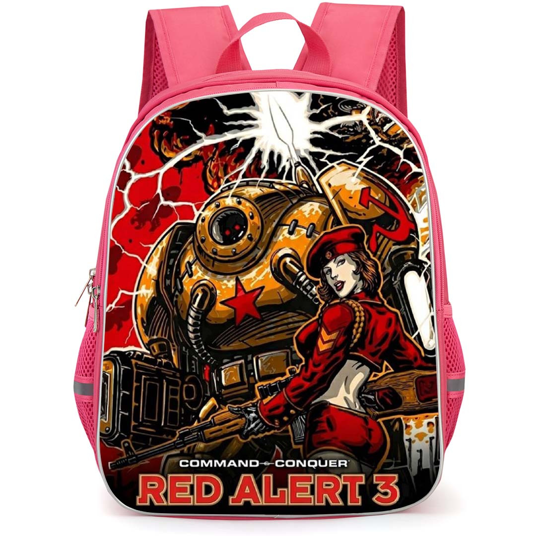 Command And Conquer Backpack School Bag StudentPack - Command And Conquer Robot Fierce War Game Poster