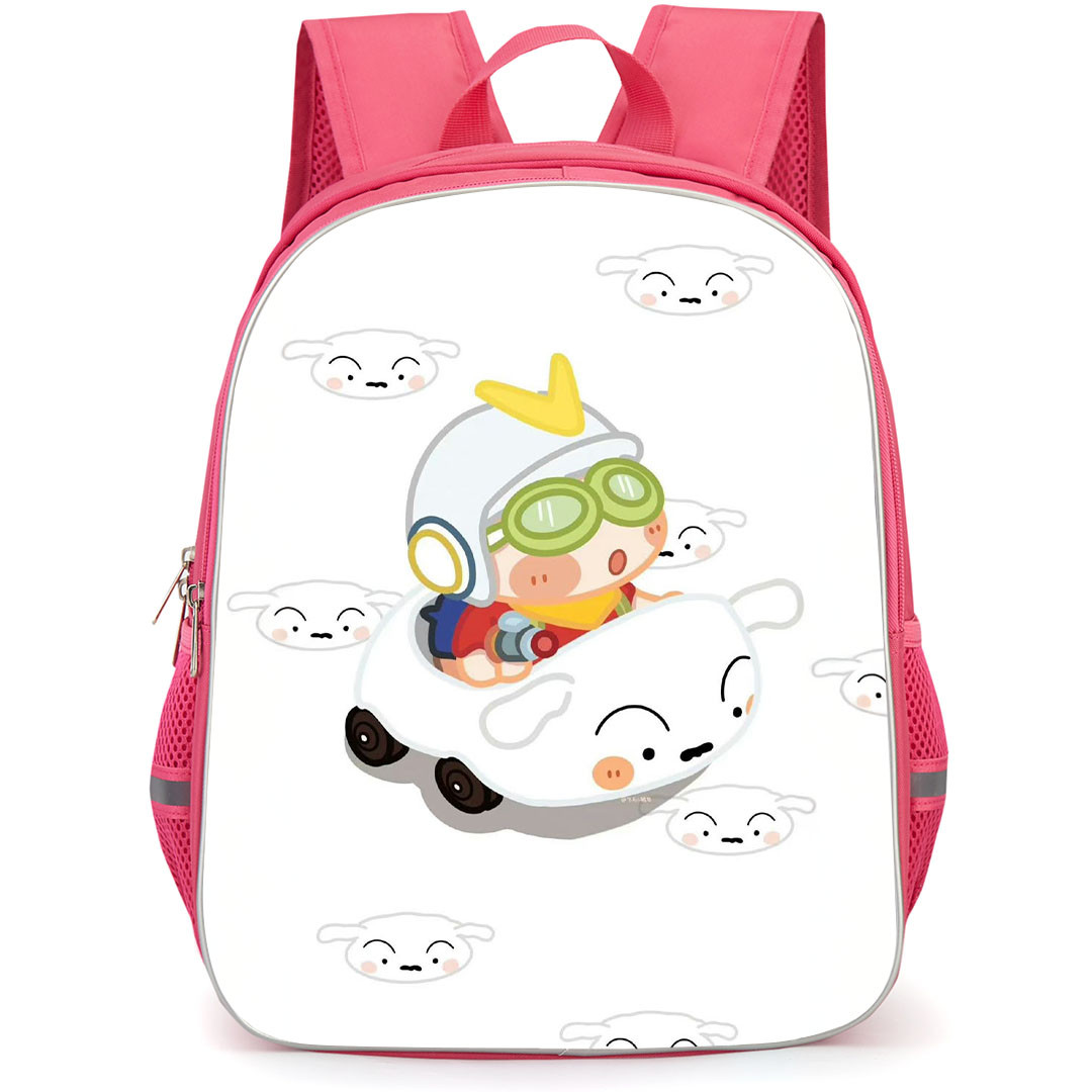 Crayon Shin-Chan Backpack StudentPack - Crayon Shin-Chan And ShiroRiding