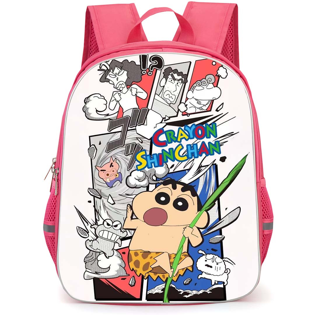 Crayon Shin-Chan Backpack StudentPack - Crayon Shin-Chan As Tarzan Comic Art