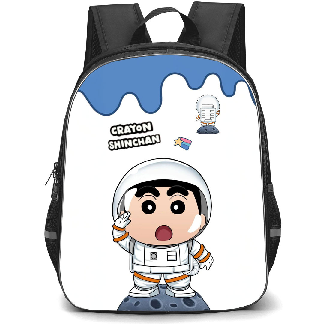 Crayon Shin-Chan Backpack StudentPack - Crayon Shin-Chan Astronaut Standing Cartoon Art