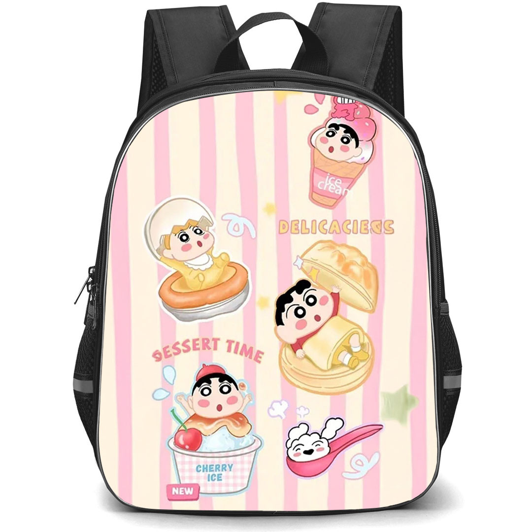 Crayon Shin-Chan Backpack StudentPack - Crayon Shin-Chan Characters Dessert Time