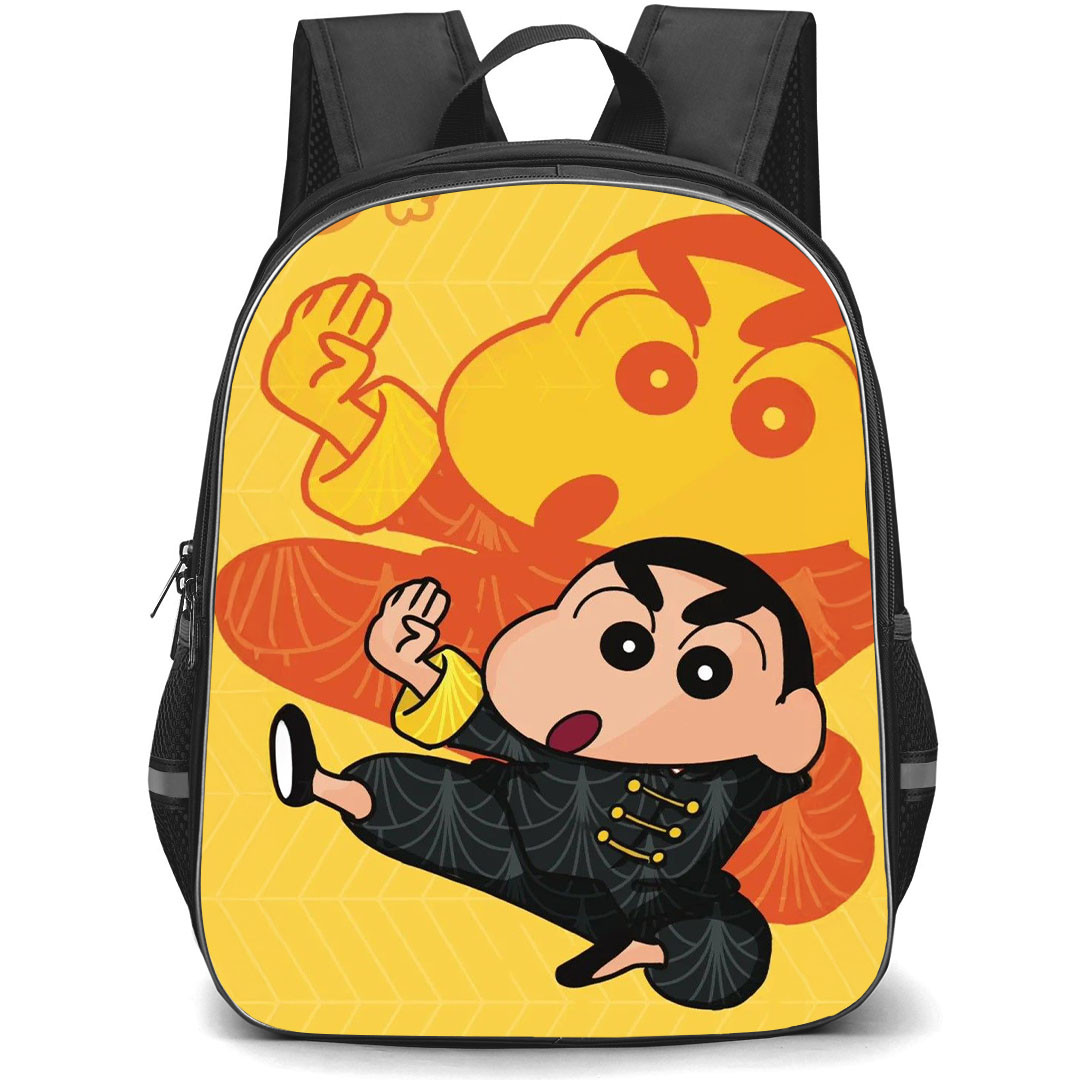 Crayon Shin-Chan Backpack StudentPack - Crayon Shin-Chan Martial Arts Attack