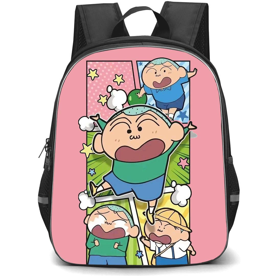 Crayon Shin-Chan Masao Sato Backpack StudentPack - Masao Sato Comic Art Poster