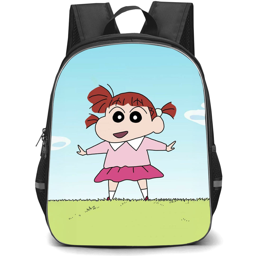 Crayon Shin-Chan Nene Sakurada Backpack StudentPack - Nene Sakurada Standing In The Field