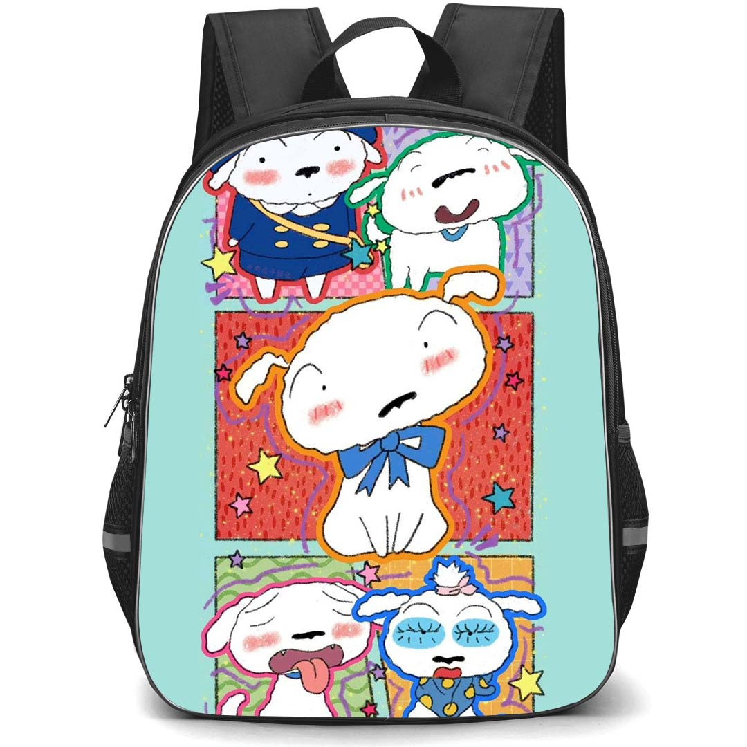 Crayon Shin-Chan Shiro Crayon Backpack StudentPack - Shiro Crayon Art Collage
