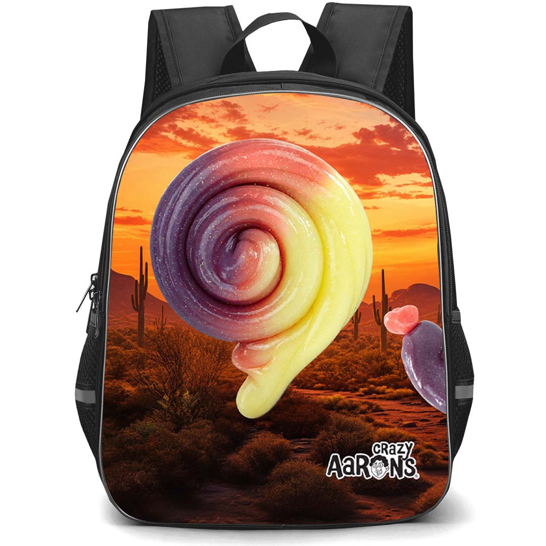 Crazy Aarons Backpack School Bag StudentPack - Crazy Aarons Arizona Sunset Pastel Swirl Aesthetic Poster