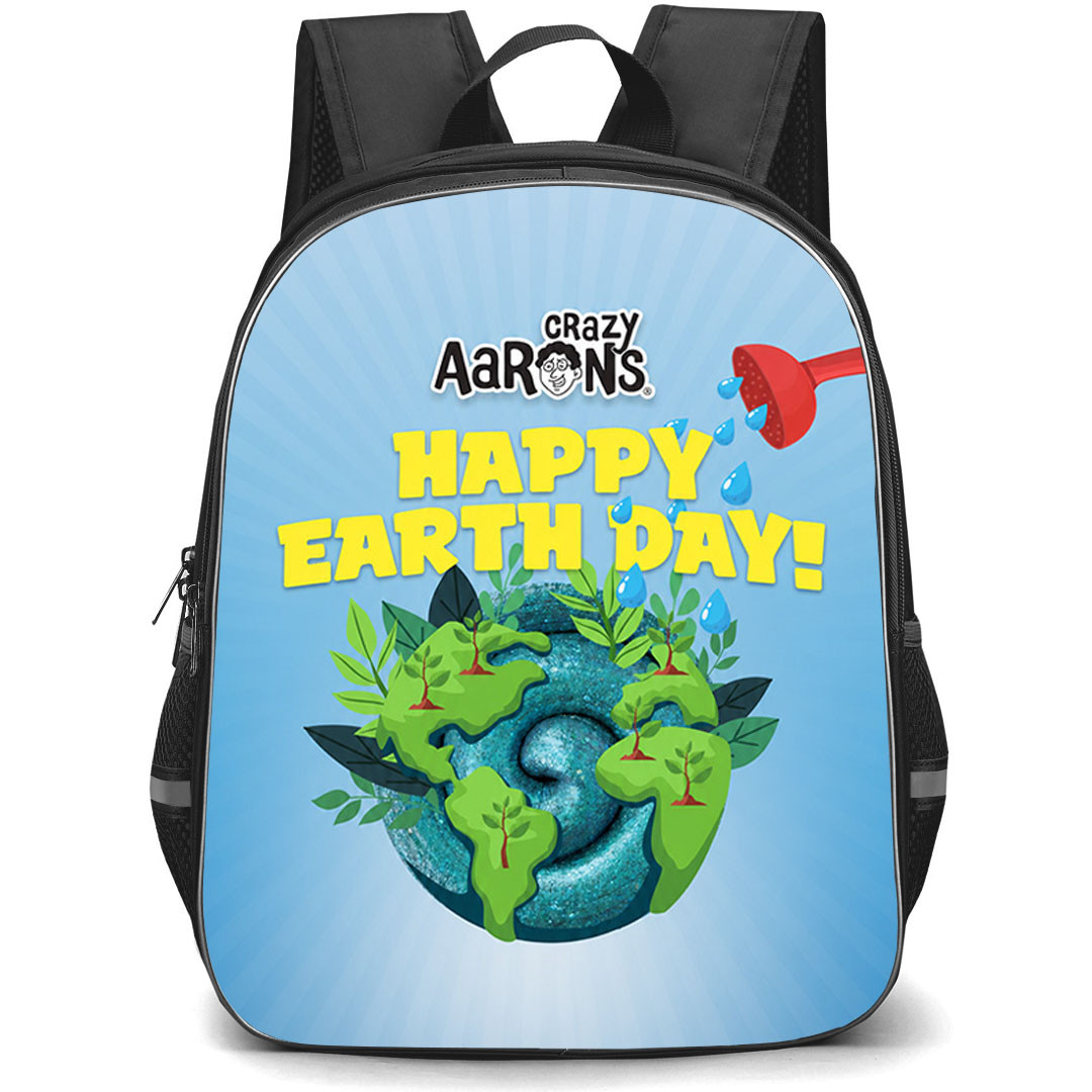 Crazy Aarons Backpack School Bag StudentPack - Crazy Aarons Earth Day Eco Garden Planet Protection Poster