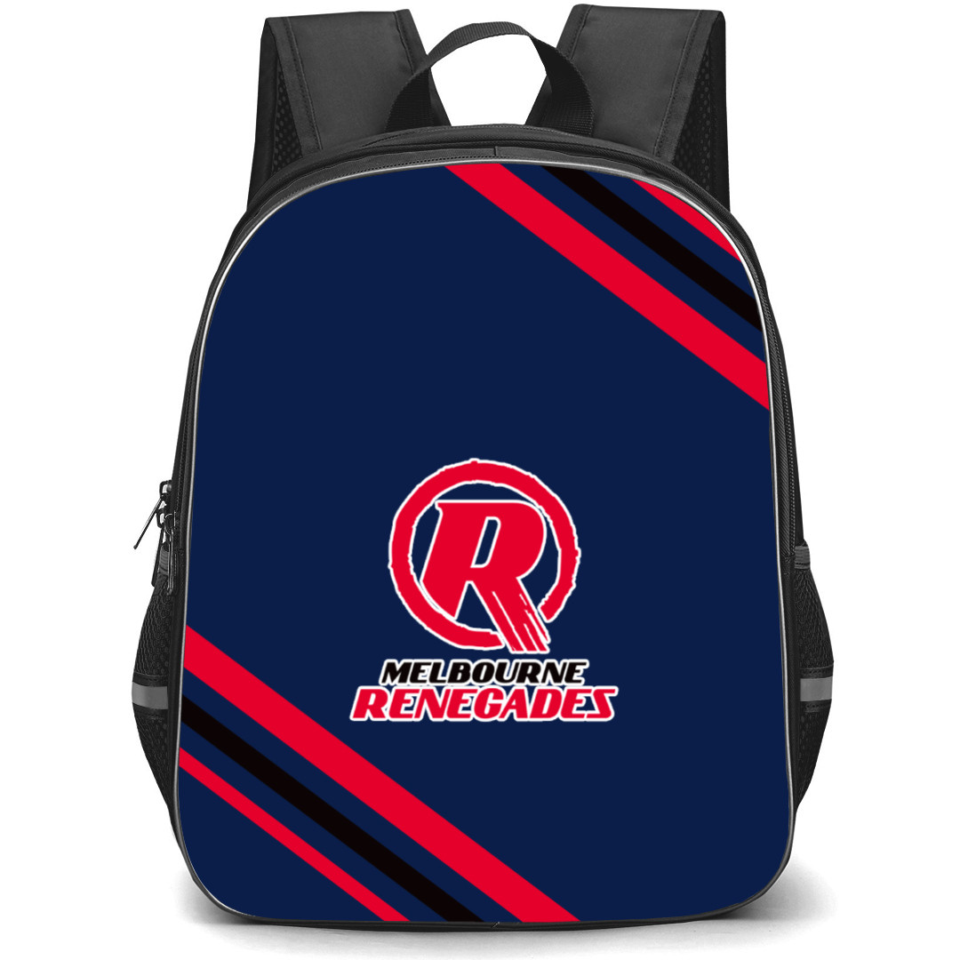 Melbourne Renegades Backpack School Bag StudentPack - Large Logo Stripe