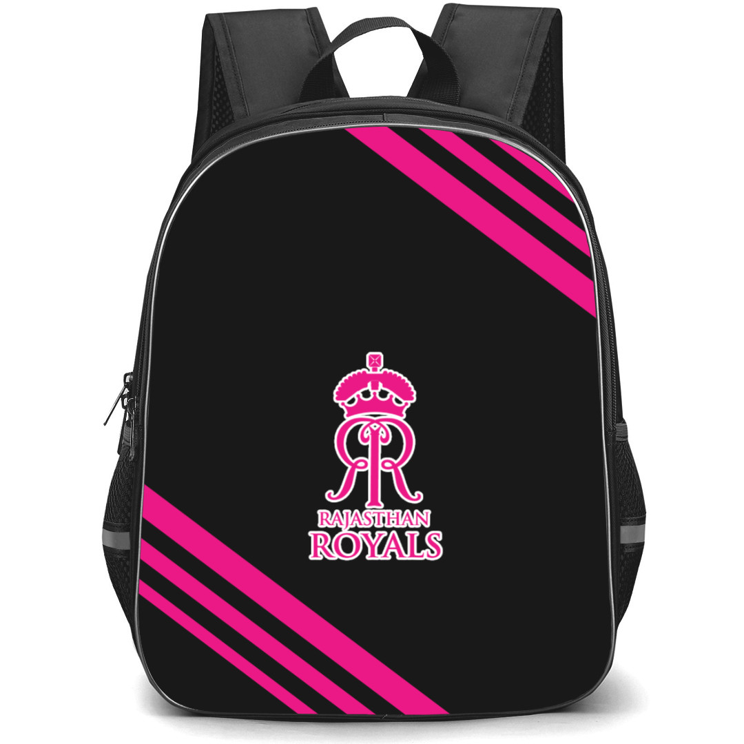 Rajasthan Royals Backpack School Bag StudentPack - Large Logo Stripe