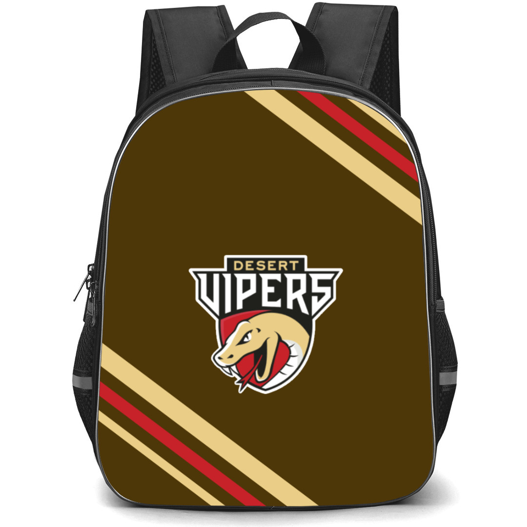 Desert Vipers Backpack School Bag StudentPack - Large Logo Stripe