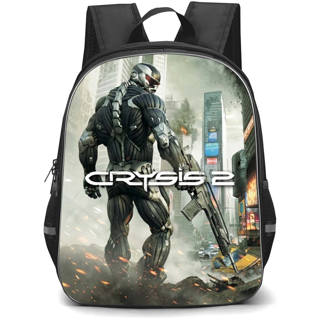 Crysis Backpack School Bag StudentPack - Crysis 2 Game Cover Art