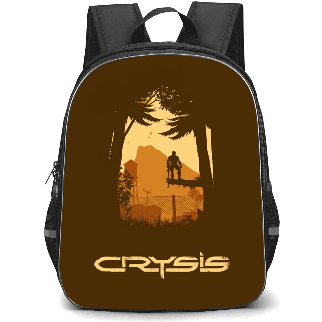 Crysis Backpack School Bag StudentPack - Crysis Silhouette Art Poster