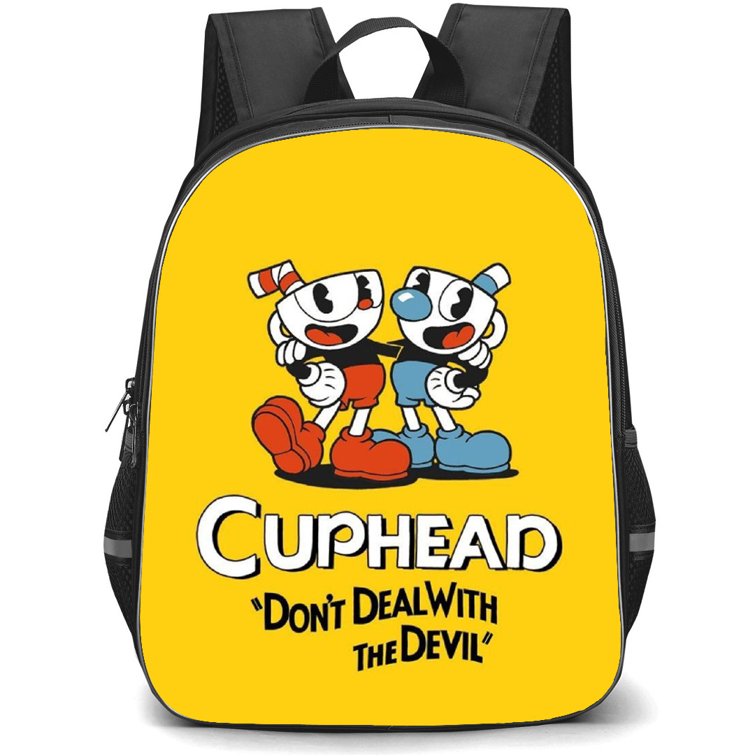 Cuphead Backpack School Bag StudentPack - Cuphead Video Game Cover Art Poster