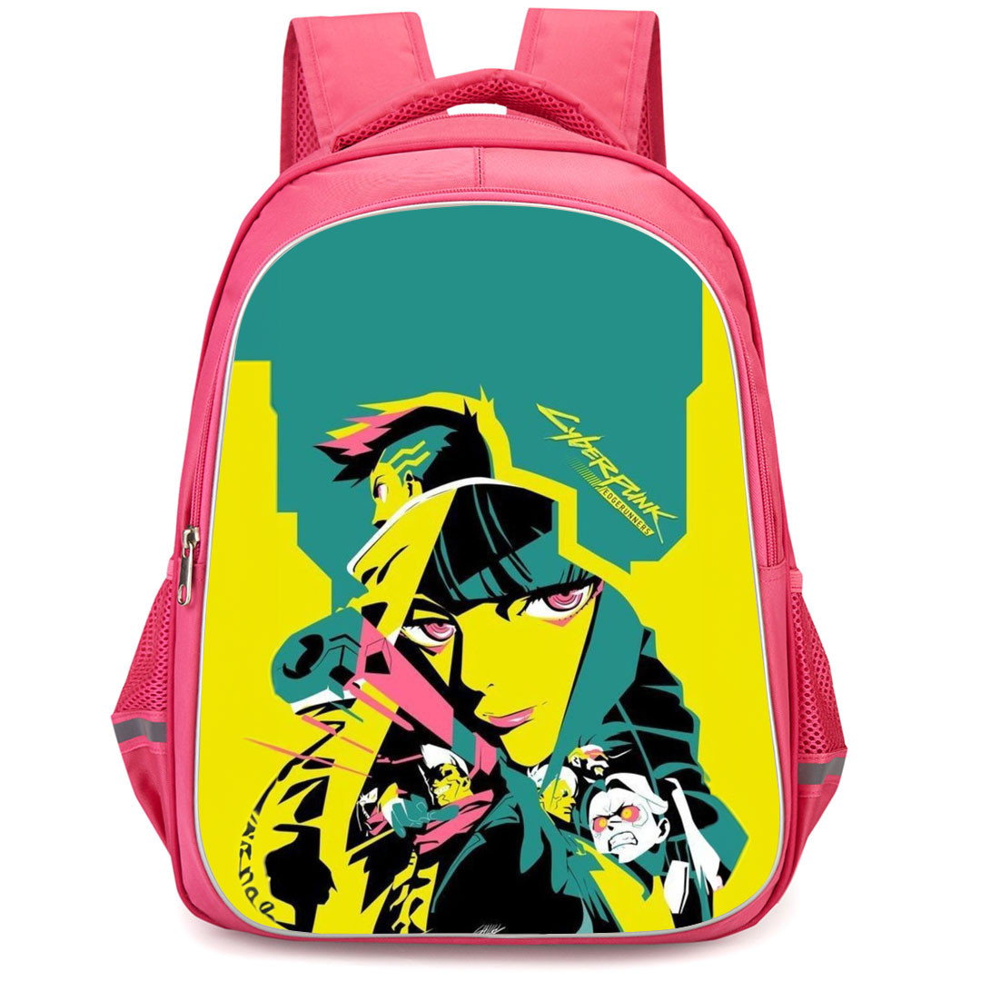 Cyberpunk Edgerunners Backpack StudentPack - Cyberpunk Edgerunners Anime Poster