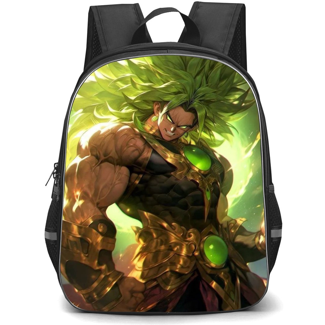 Dragon Ball Broly School Backpack StudentPack - Broly Super Saiyan Side Portrait