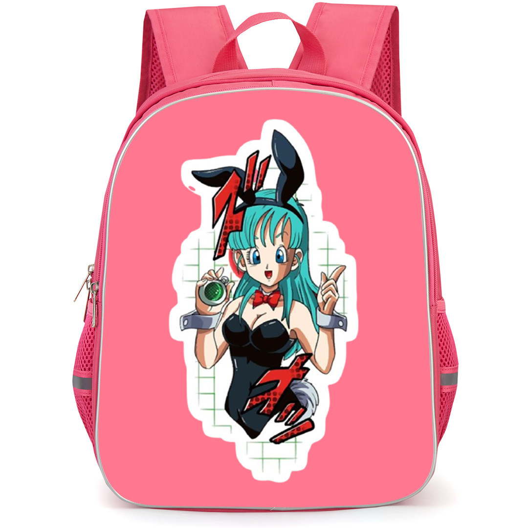 Dragon Ball Z Bulma Backpack School Bag StudentPack - Bulma Bunny Outfit Smiling Sticker