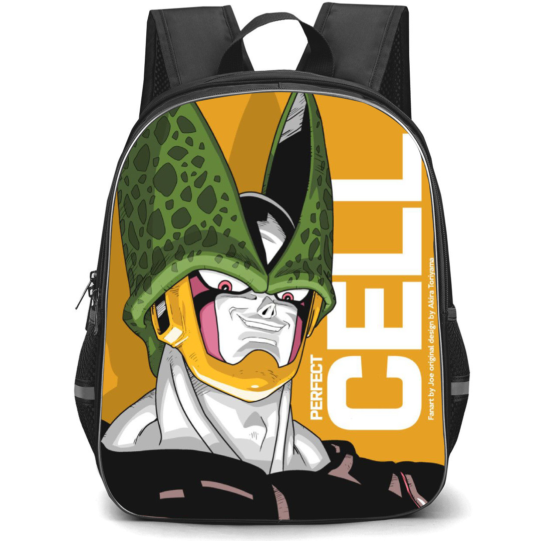 Dragon Ball Cell Backpack StudentPack - Perfect Cell Portrait Comic Art