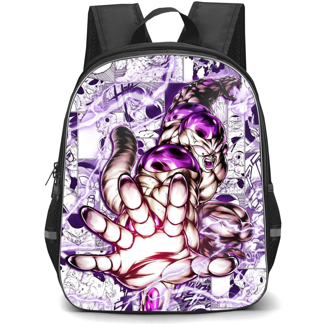 Dragon Ball Frieza School Backpack StudentPack - Frieza Comic Art Background