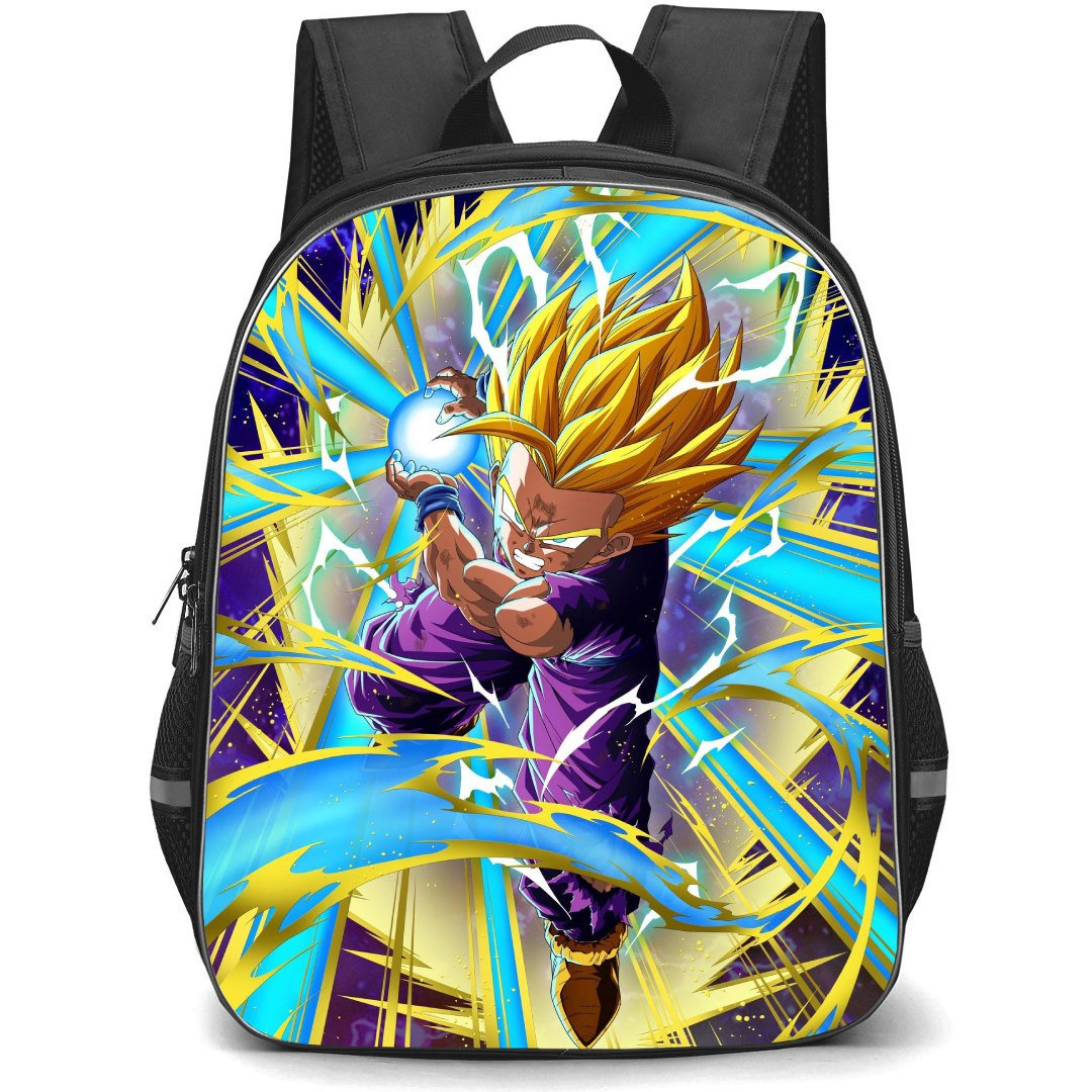 Dragon Ball Gohan Backpack StudentPack - Super Saiyan 2 Gohan - Kamehameha
