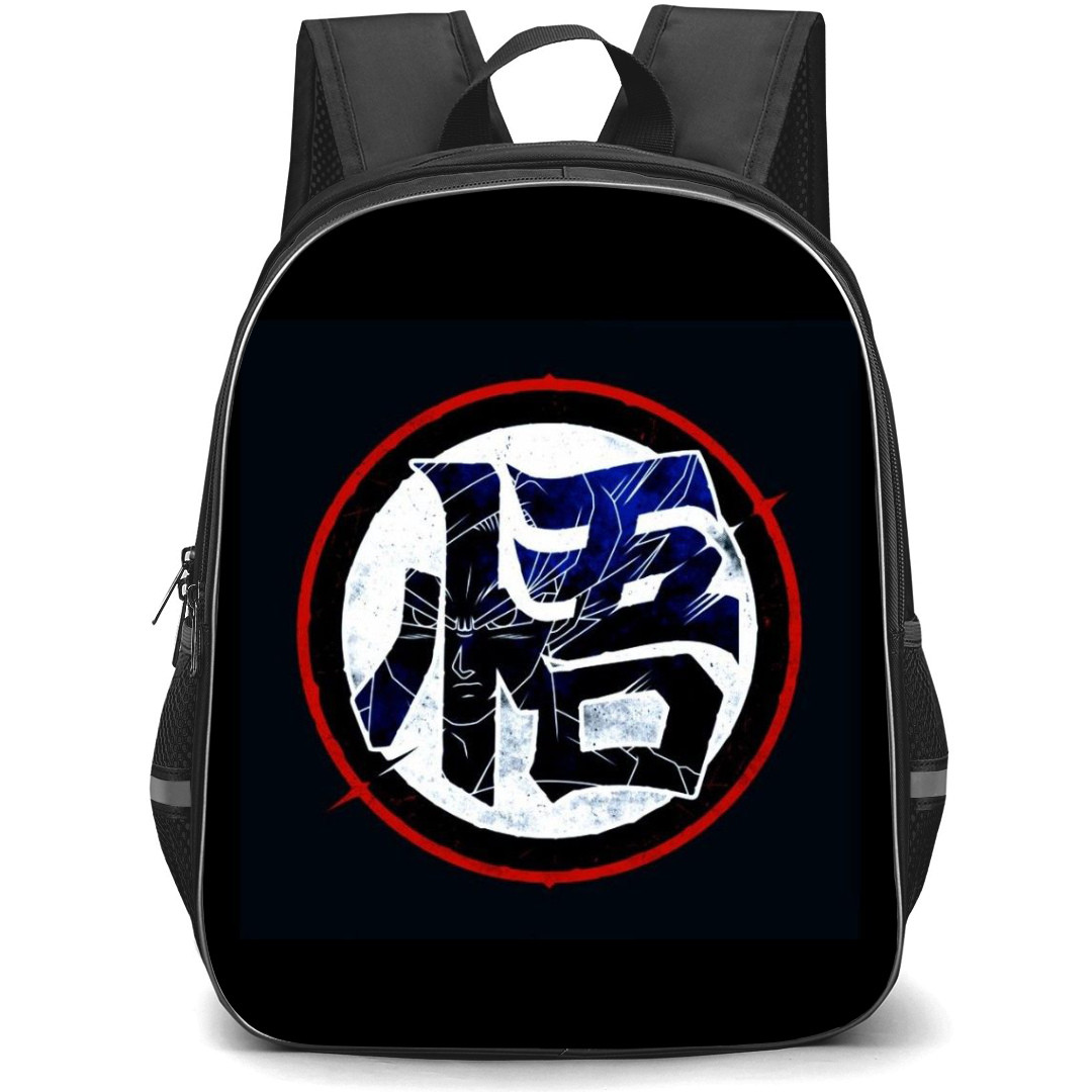 Dragon Ball Goku Backpack StudentPack - Goku Logo On Black Background