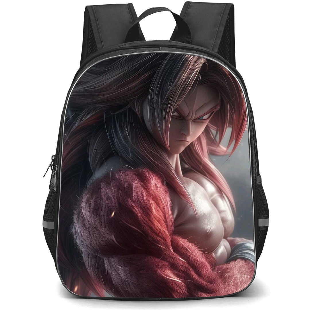 Dragon Ball Goku School Backpack StudentPack - Goku Super Saiyan 4 Side Portrait