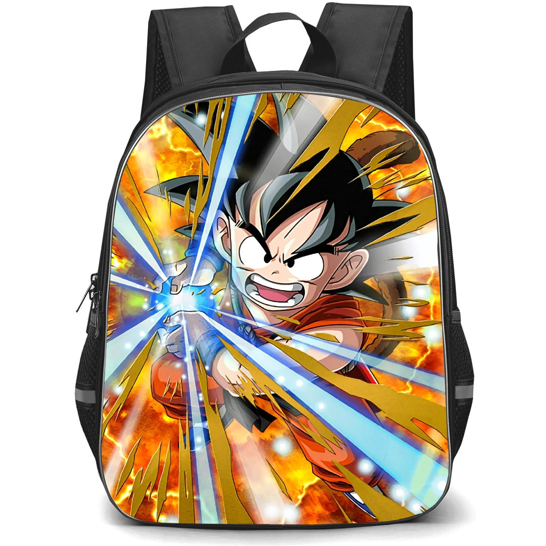 Dragon Ball Kid Goku Backpack StudentPack - Kid Goku Kamehameha