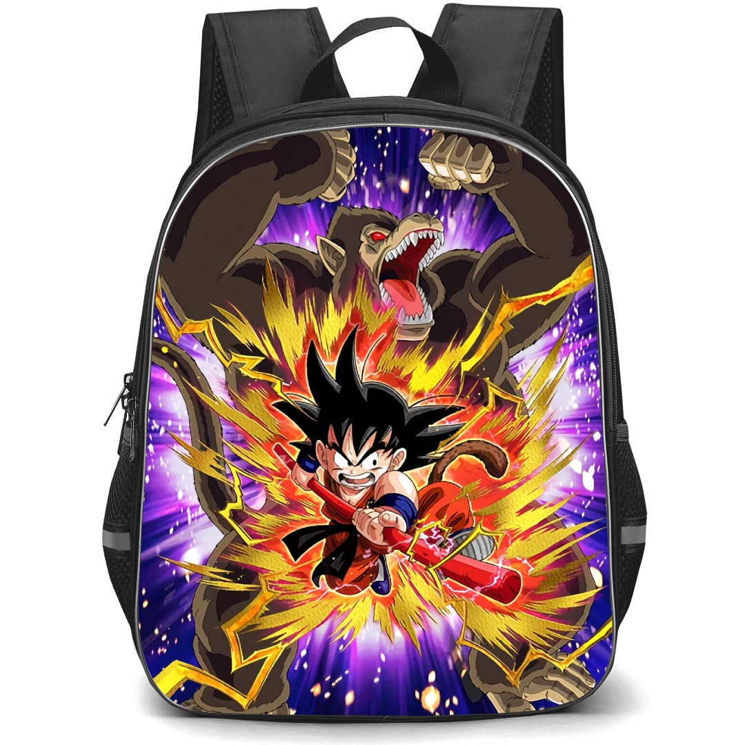 Dragon Ball Kid Goku Backpack StudentPack - Kid Goku With Great Ape