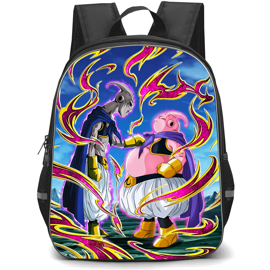 Dragon Ball Majin Buu Backpack StudentPack - Majin Buu Split Into Good And Evil Majin Buu
