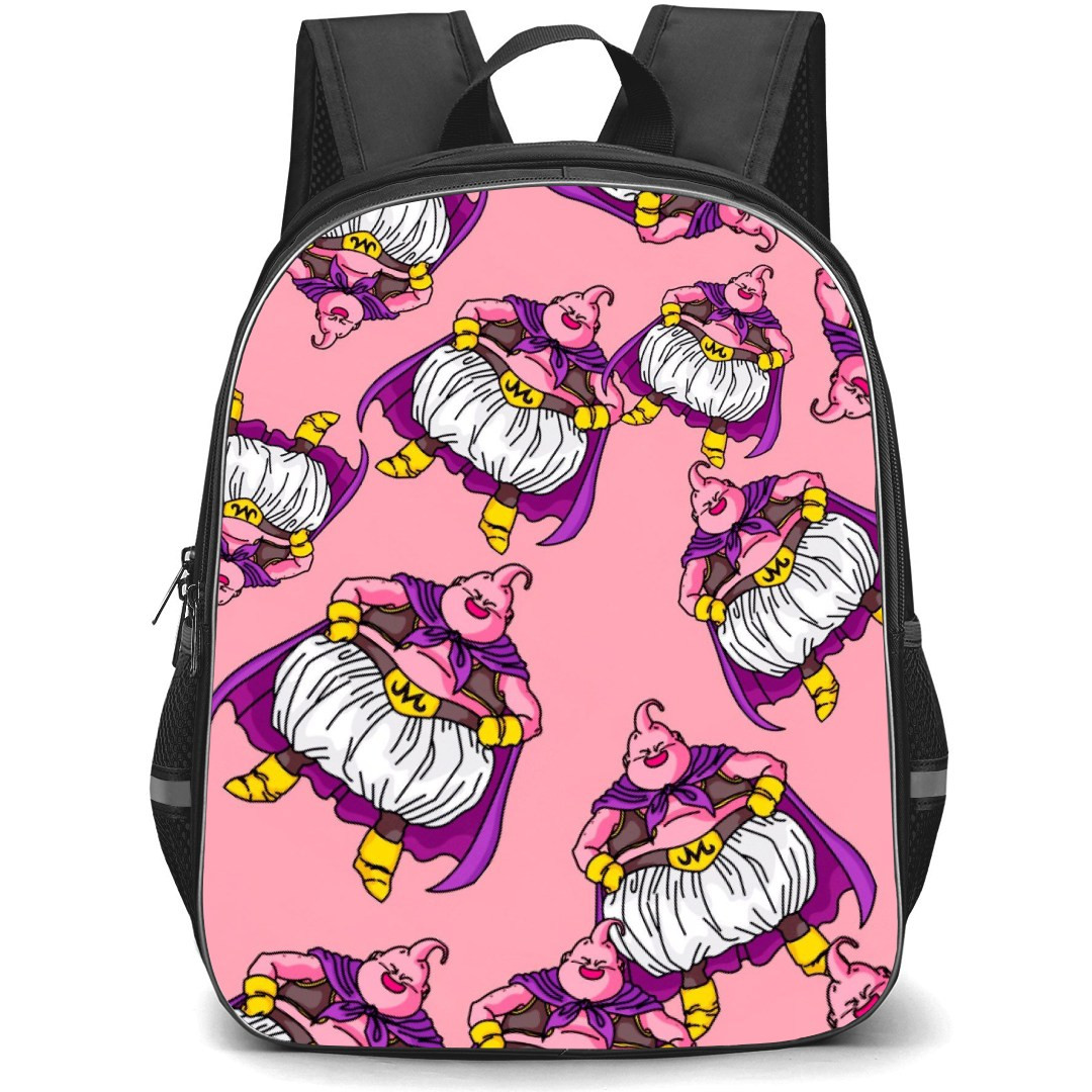 Dragon Ball Majin Buu Backpack StudentPack - Majin Buu Smiling Pattern Art